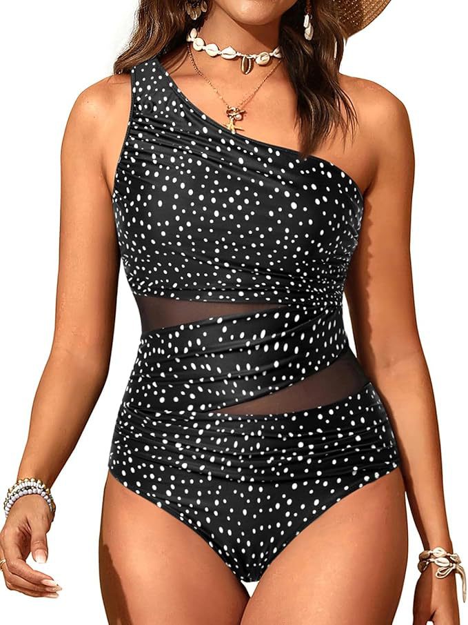Maillot de bain élégant pour femmes avec coupe asymétrique R&B