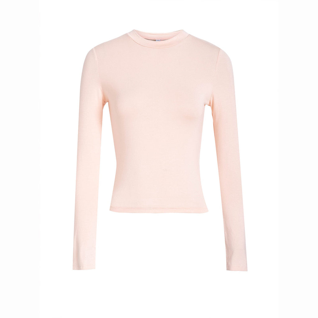 T-shirt long ajusté pour femmes en stretch avec une silhouette étroite et des manches avec trou pour le pouce Echo Archiv