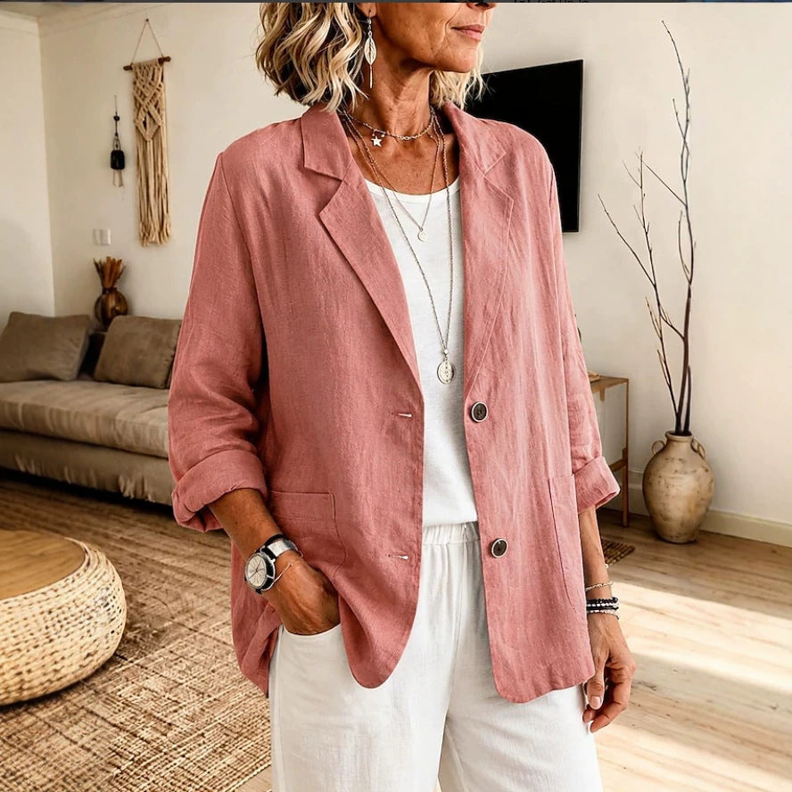 Veste en lin légère et élégante pour femmes