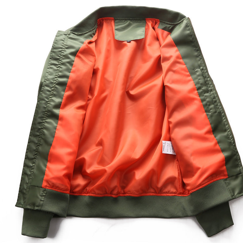 Veste bomber classique pour hommes en nylon déperlant avec poignets côtelés et poche à bras Echo Archiv
