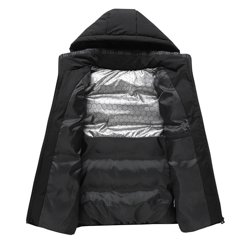Veste Matelassée pour Hommes avec Capuche