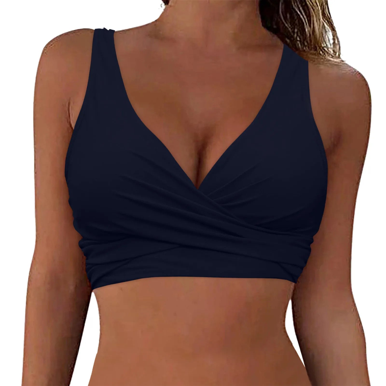 Haut de bikini enveloppant confortable pour femmes R&B