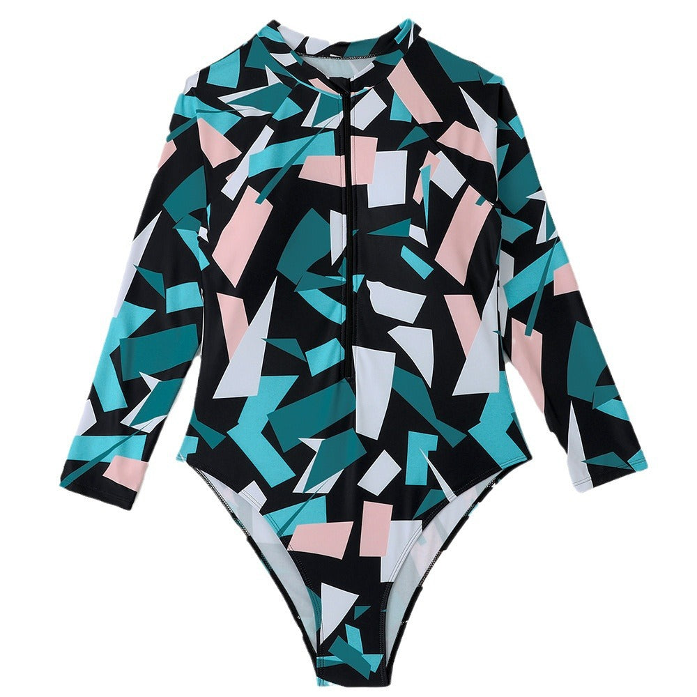 Maillot de bain long à manches pour femmes Drune
