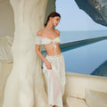 Ensemble de plage transparent pour femmes avec dentelle romantique R&B