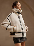 Veste en peluche teddy pour femmes