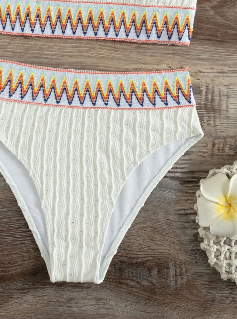Ensemble de bikini à une épaule pour femmes Echo Archiv