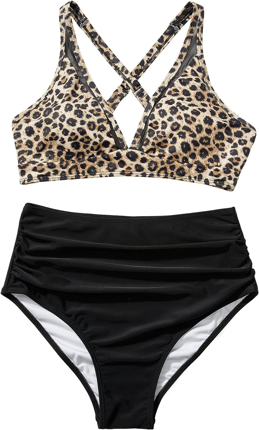 Ensemble de bikini haut de gamme pour femmes avec motif léopard créatif Echo Archiv