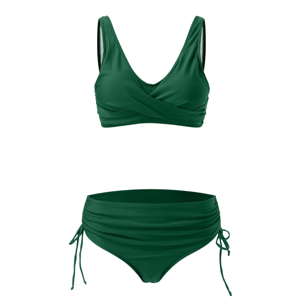 Ensemble de bikini wrap haut de gamme pour femmes avec culotte réglable R&B