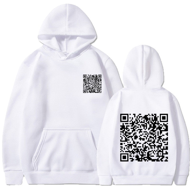 Sweat à capuche sportif pour femmes avec code QR Echoarchiv