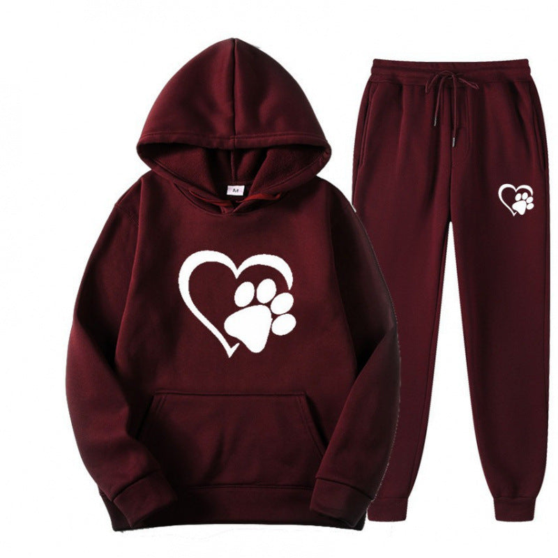 Ensemble de Sweat à Capuche et Pantalon de Jogging Douillet pour Femmes Echoarchiv