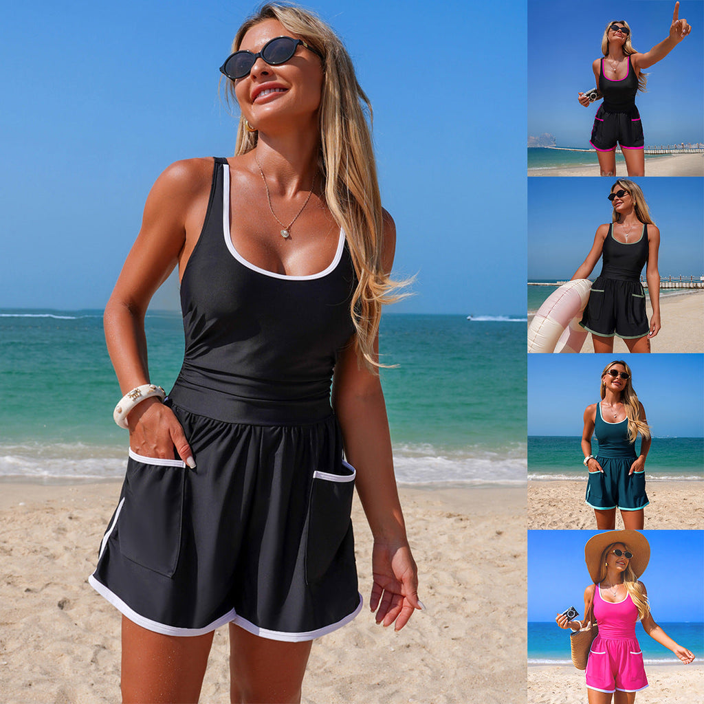 Maillot de bain sportif pour femmes avec shorts Echo Archiv