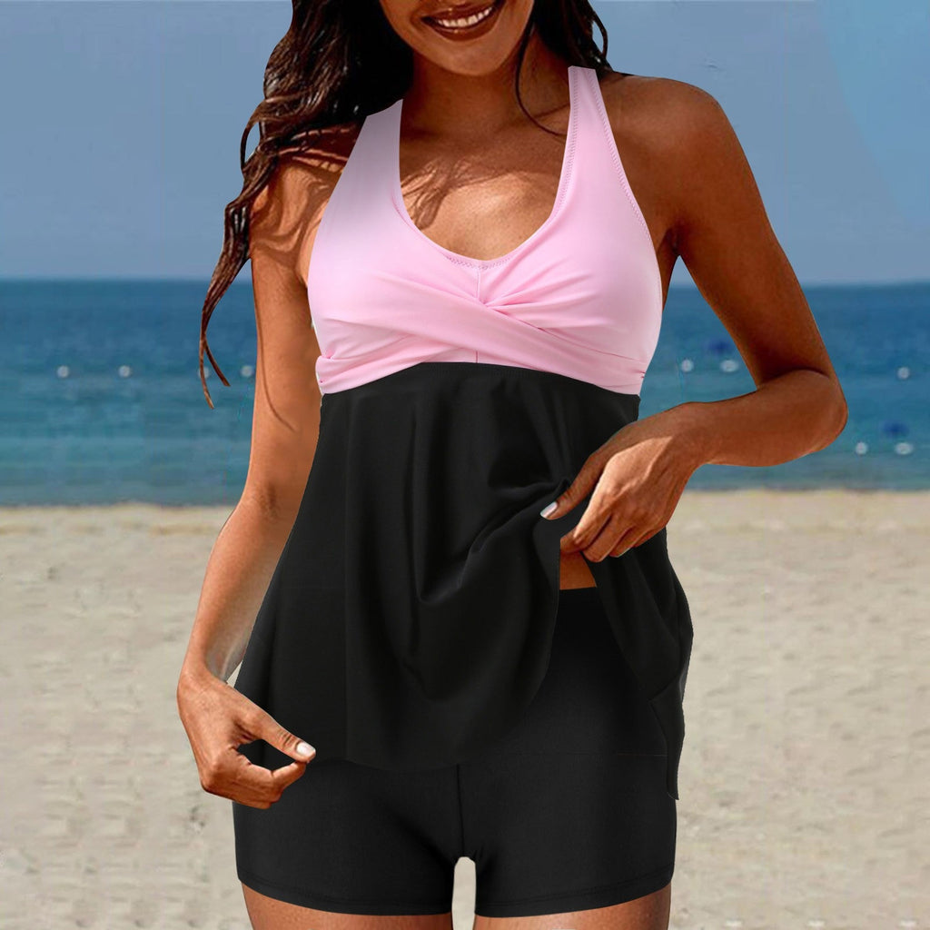 Ensemble de Tankini Sportif pour Femmes avec Jupe Décontractée et Shorts Echo Archiv