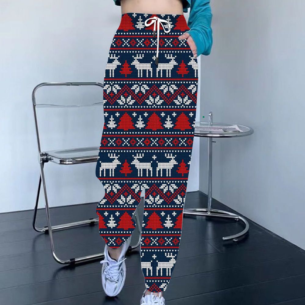 Pantalon de loisirs à motifs pour femmes Echoarchiv