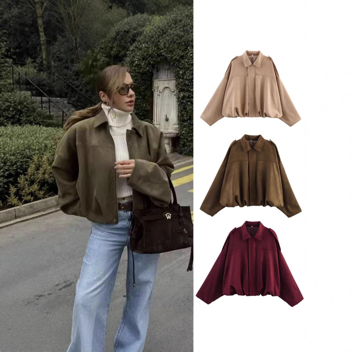 Veste Chemise Oversized Femme Streetstyle