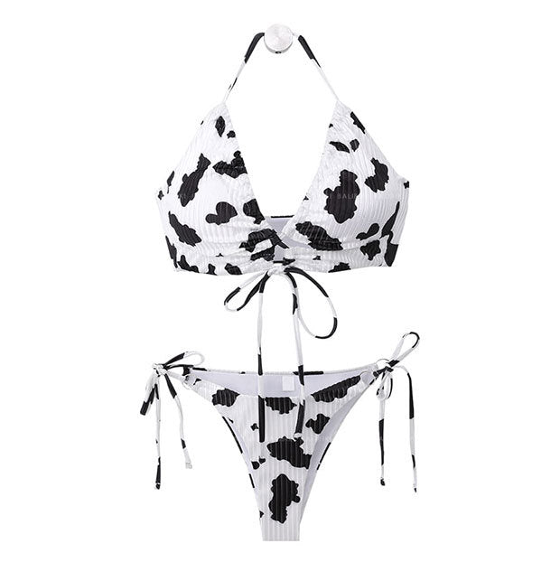 Ensemble de bikini femme crop-top raffiné R&B