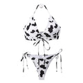 Ensemble de bikini femme crop-top raffiné R&B