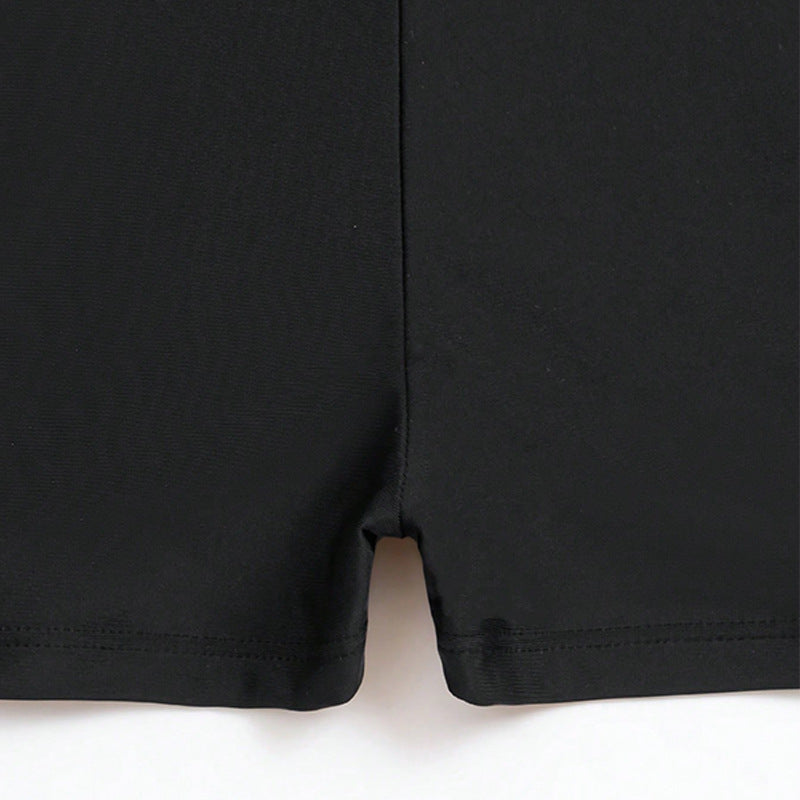 Shorts de bain taille haute pour femmes R&B
