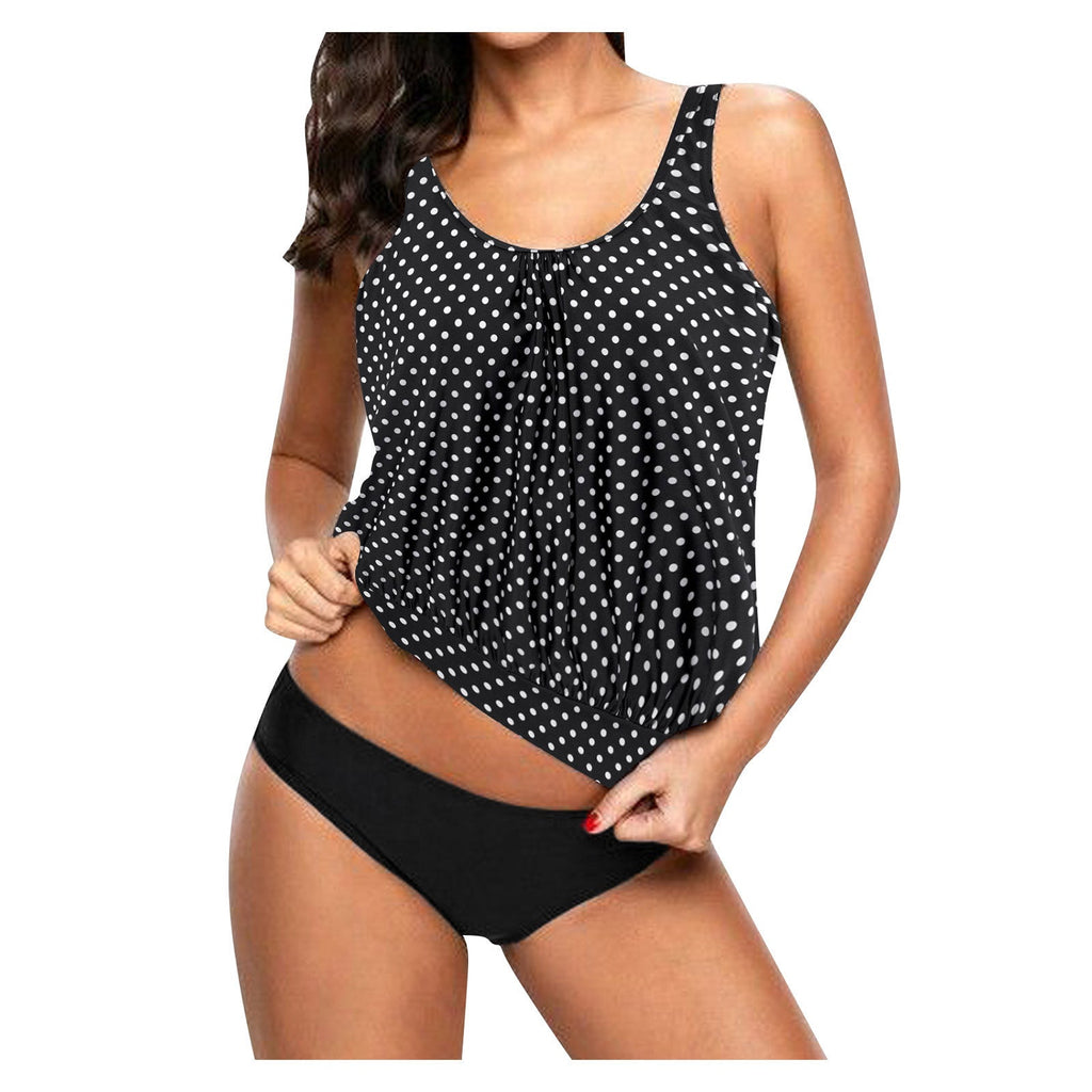 Tankini décontracté pour femmes avec taille haute et coupe élégante R&B