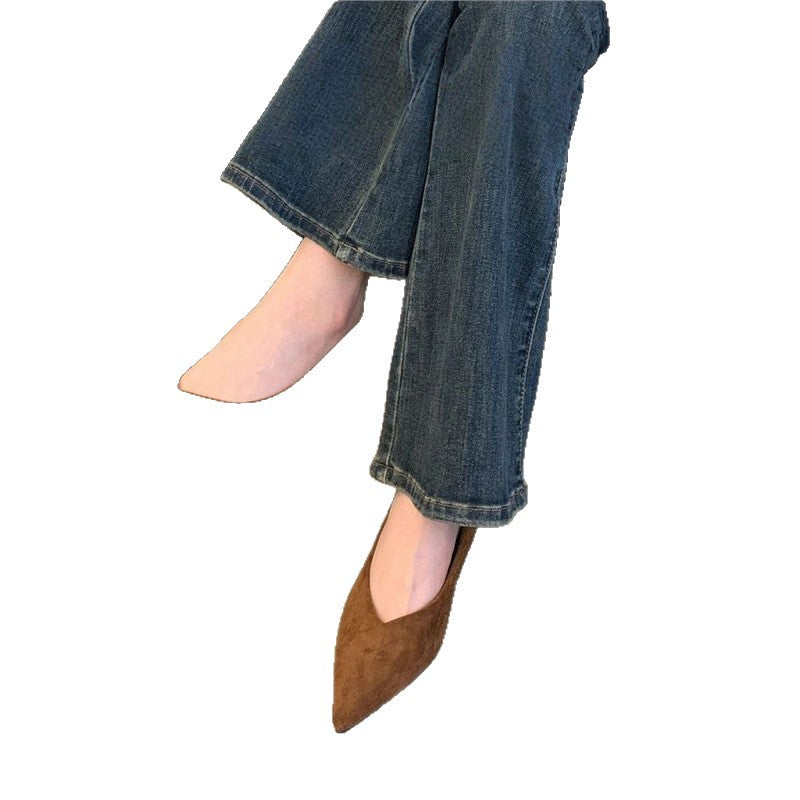 Chaussons élégants pour femmes avec joli détail de nœud R&B