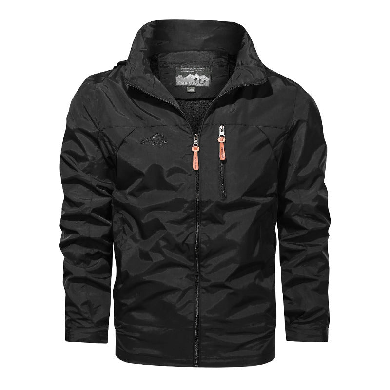 Veste d'extérieur légère pour hommes Windbreaker avec revêtement déperlant et doublure en mesh respirant Echo Archiv