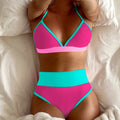 Bikini taille haute pour femmes avec design de bretelles ajustables R&B