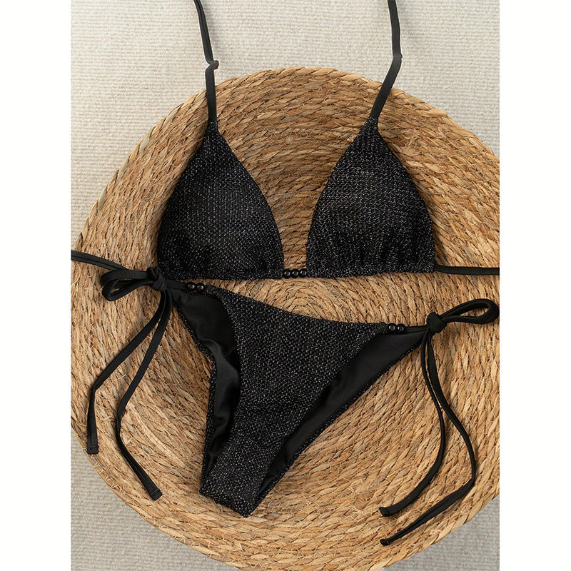 Ensemble de bikini en mesh pour femmes R&B