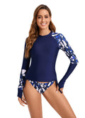 Rashguard à manches longues pour femmes avec design moderne Echo Archiv