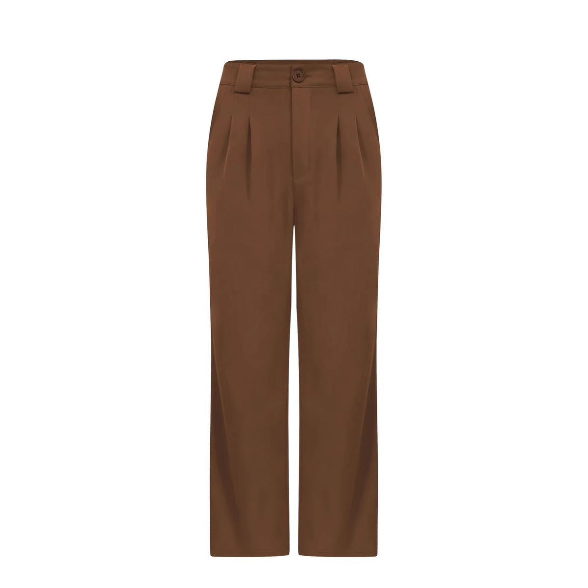 Pantalon de costume large taille haute pour femmes avec plis et pli de repassage Echoarchiv