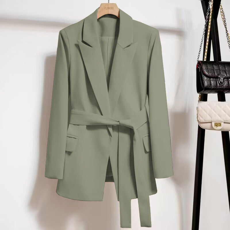 Blazer Wrap Élégant pour Femmes avec Ceinture