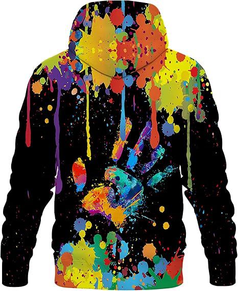 Hoodie coloré pour femmes avec motifs créatifs Echoarchiv