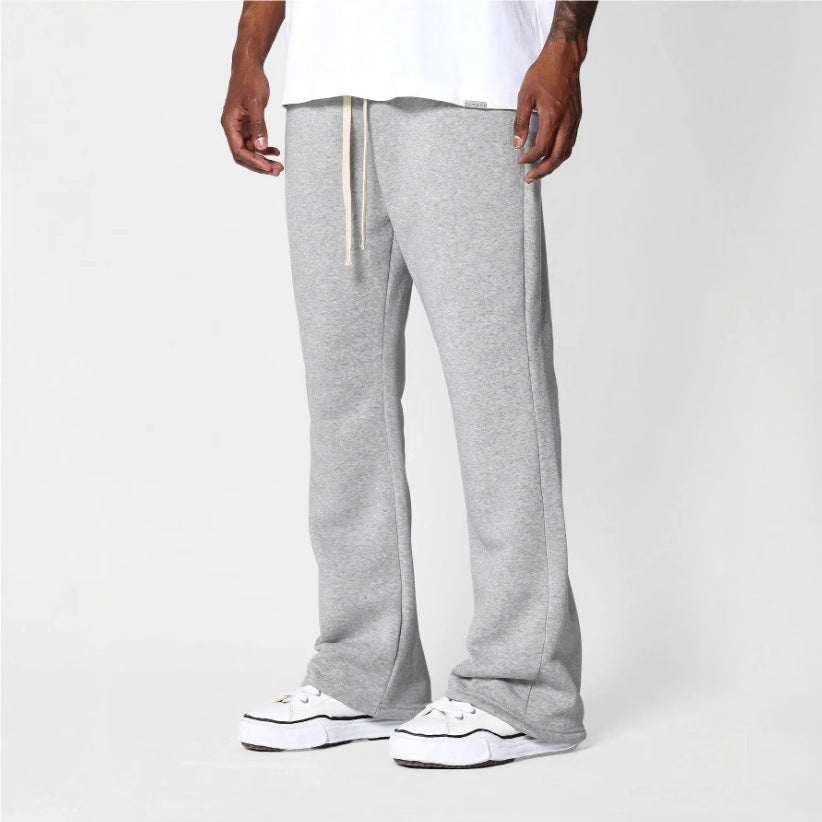 Pantalon de jogging pour hommes, coupe décontractée, jambe droite et taille élastique - Echo Archiv