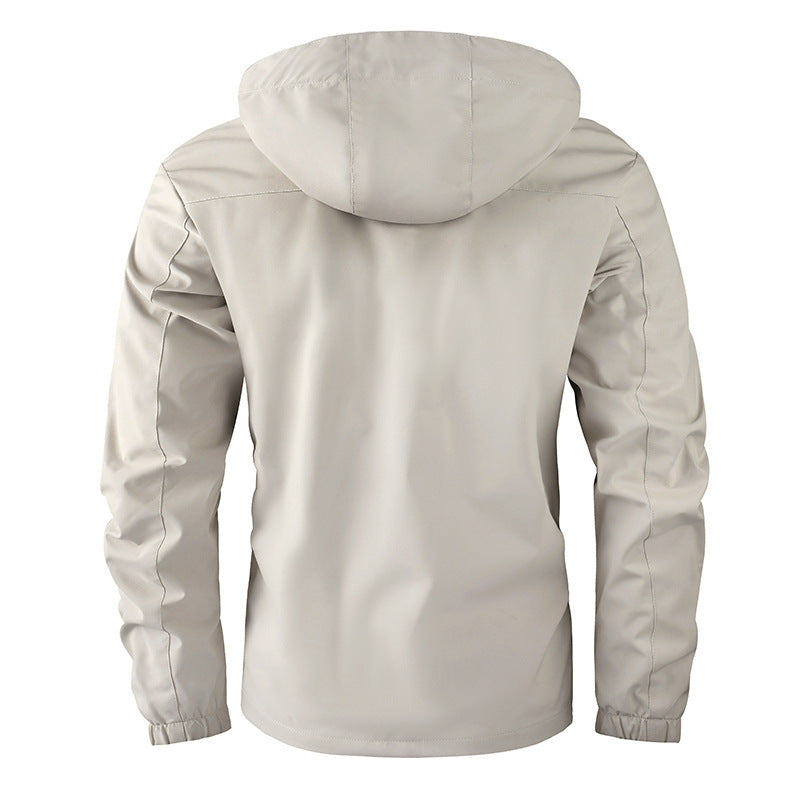 Parka d'hiver imperméable pour hommes avec doublure en teddy, capuche en fausse fourrure amovible et poches multifonctionnelles à zip et à rabat Echo Archiv