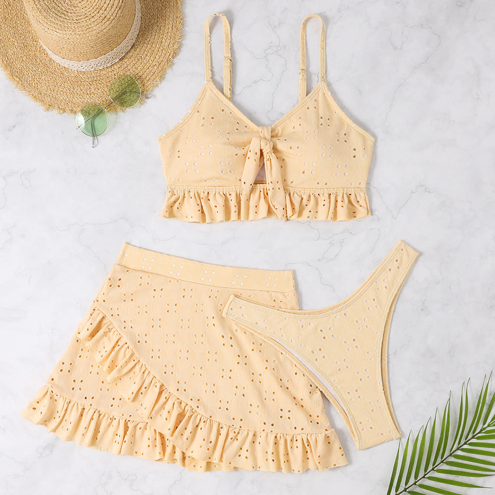 Ensemble Crop-Top et Jupe pour Femmes avec Design Ludique Echo Archiv