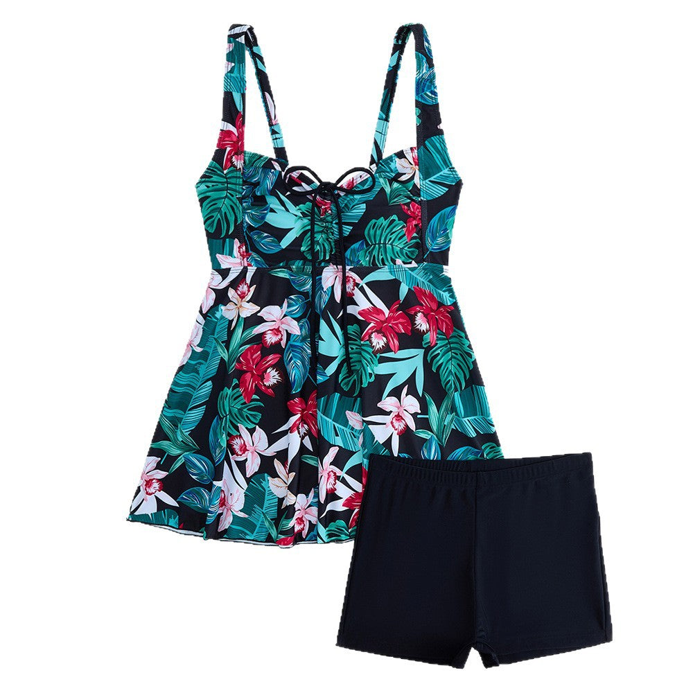 Tankini pour femmes avec haut floral et shorts Echo Archiv