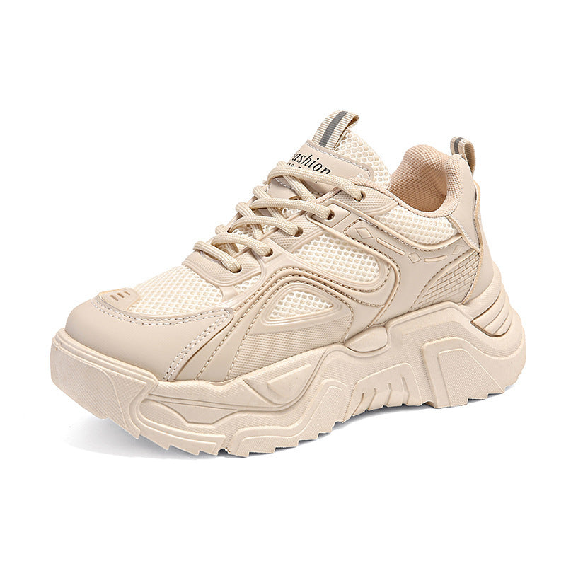 Baskets de plateforme sportives pour femmes avec tige respirante et semelle robuste R&B