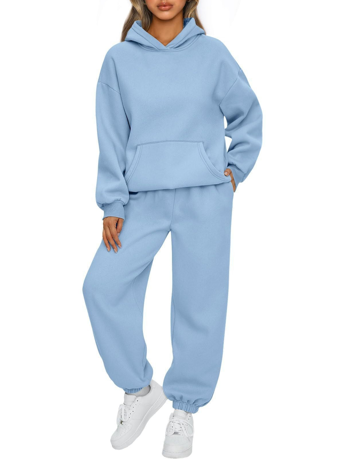 Ensemble de jogging lounge confortable pour femmes avec hoodie oversize et pantalon de jogging taille haute Echo Archiv