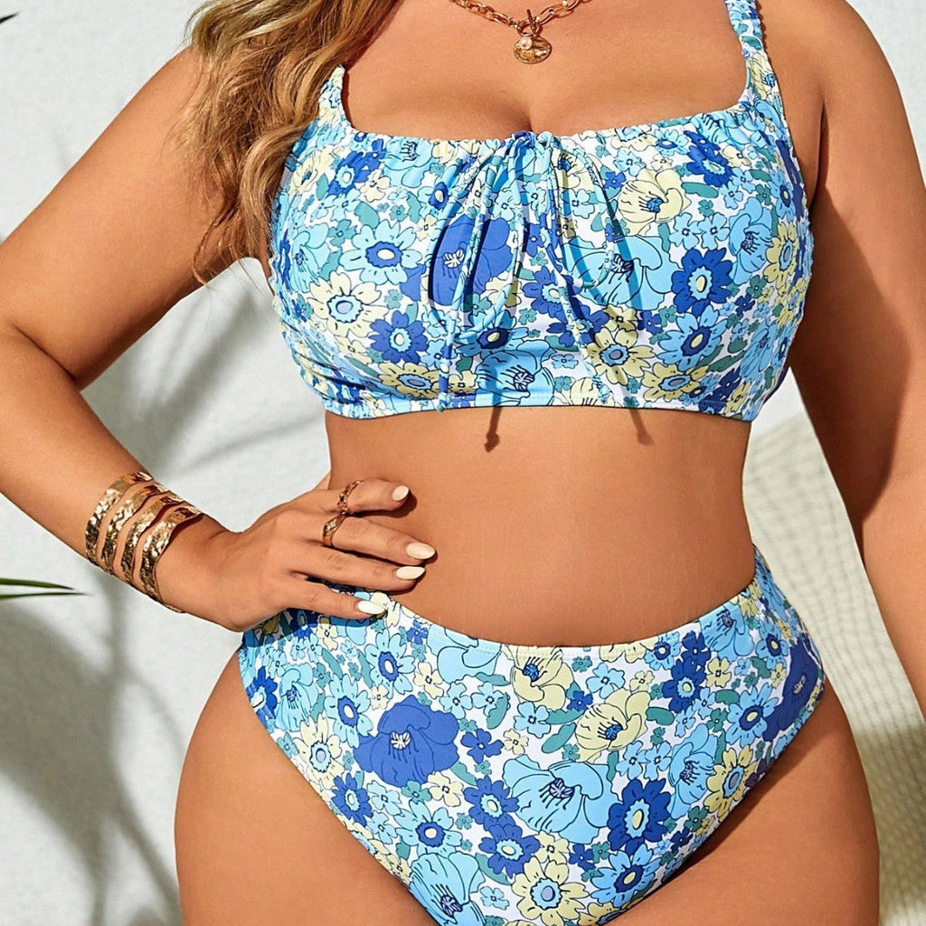 Bikini Fleurs Taille Haute Femme Echo Archiv