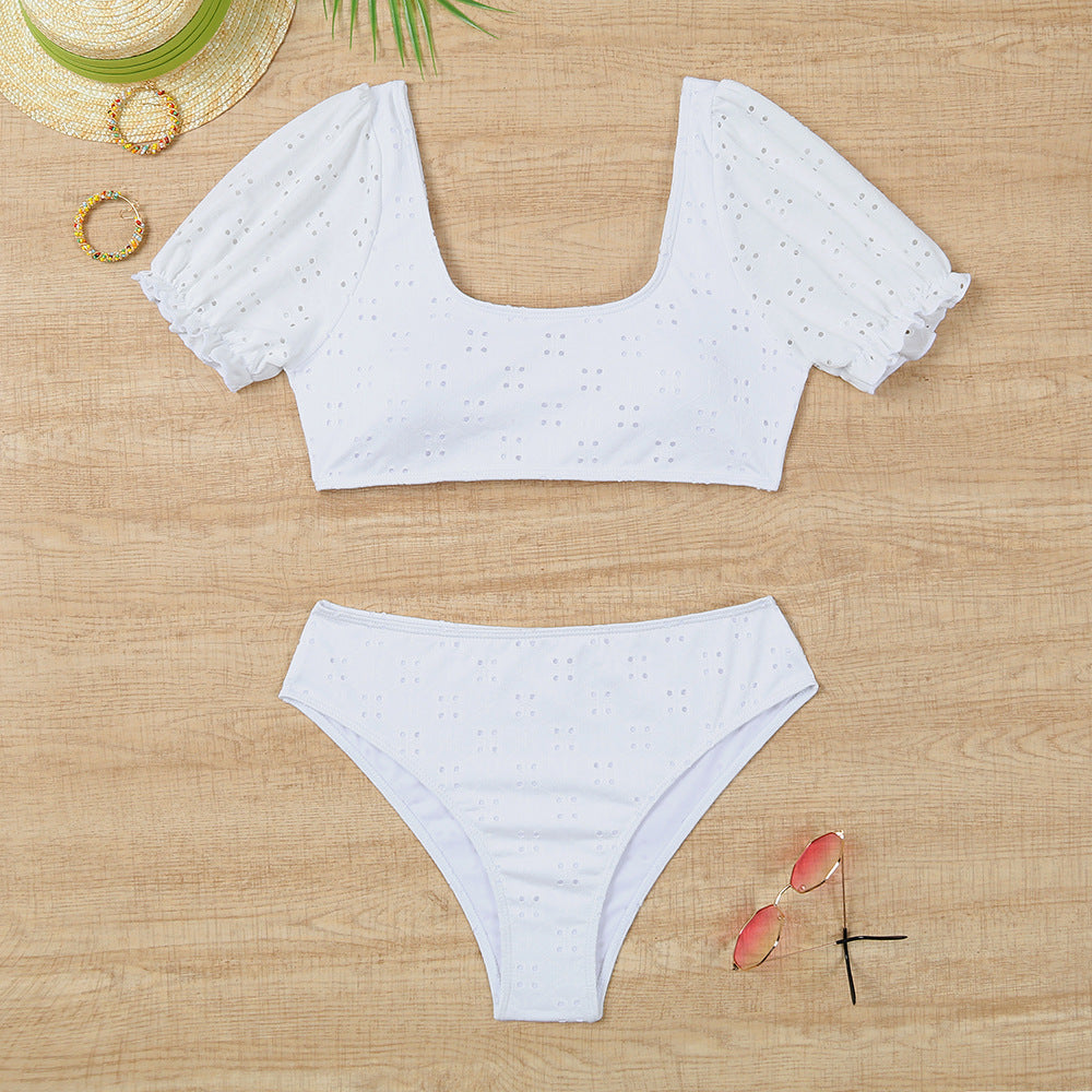 Bikini femme avec manches bouffantes et taille haute Echo Archiv