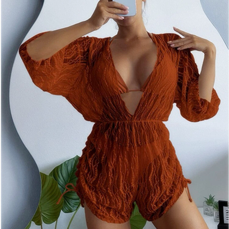 Salopette de Plage Transparente Femme R&B