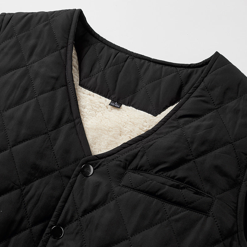 Gilet d'extérieur matelassé pour hommes