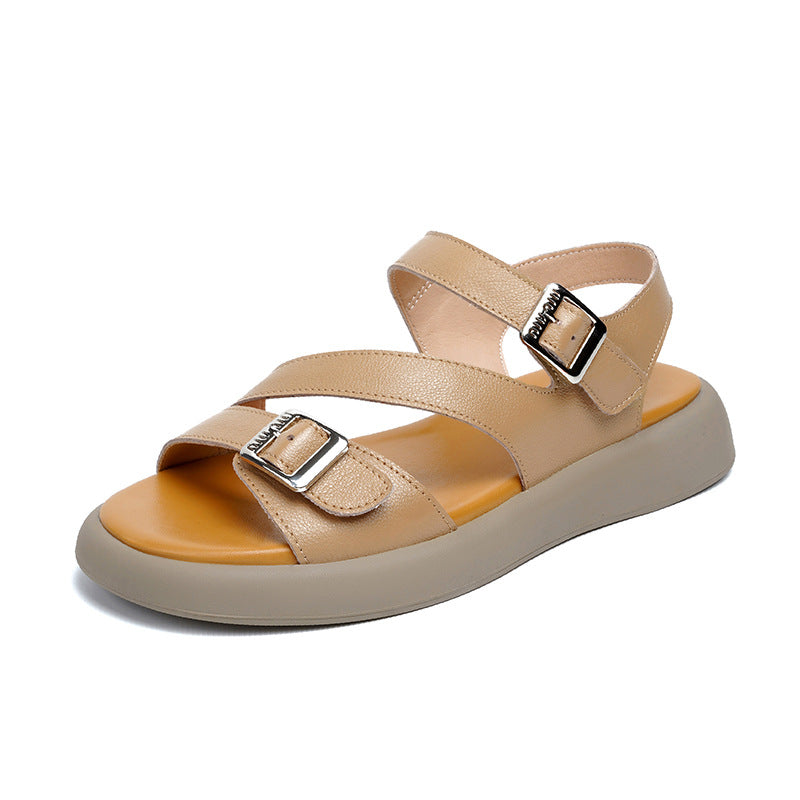 Sandales à brides confortables pour femmes avec boucles réglables Heidi-Mode