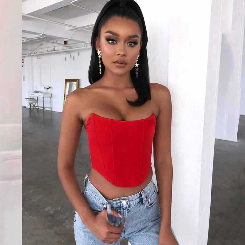 Haut de corset ajusté pour femmes R&B