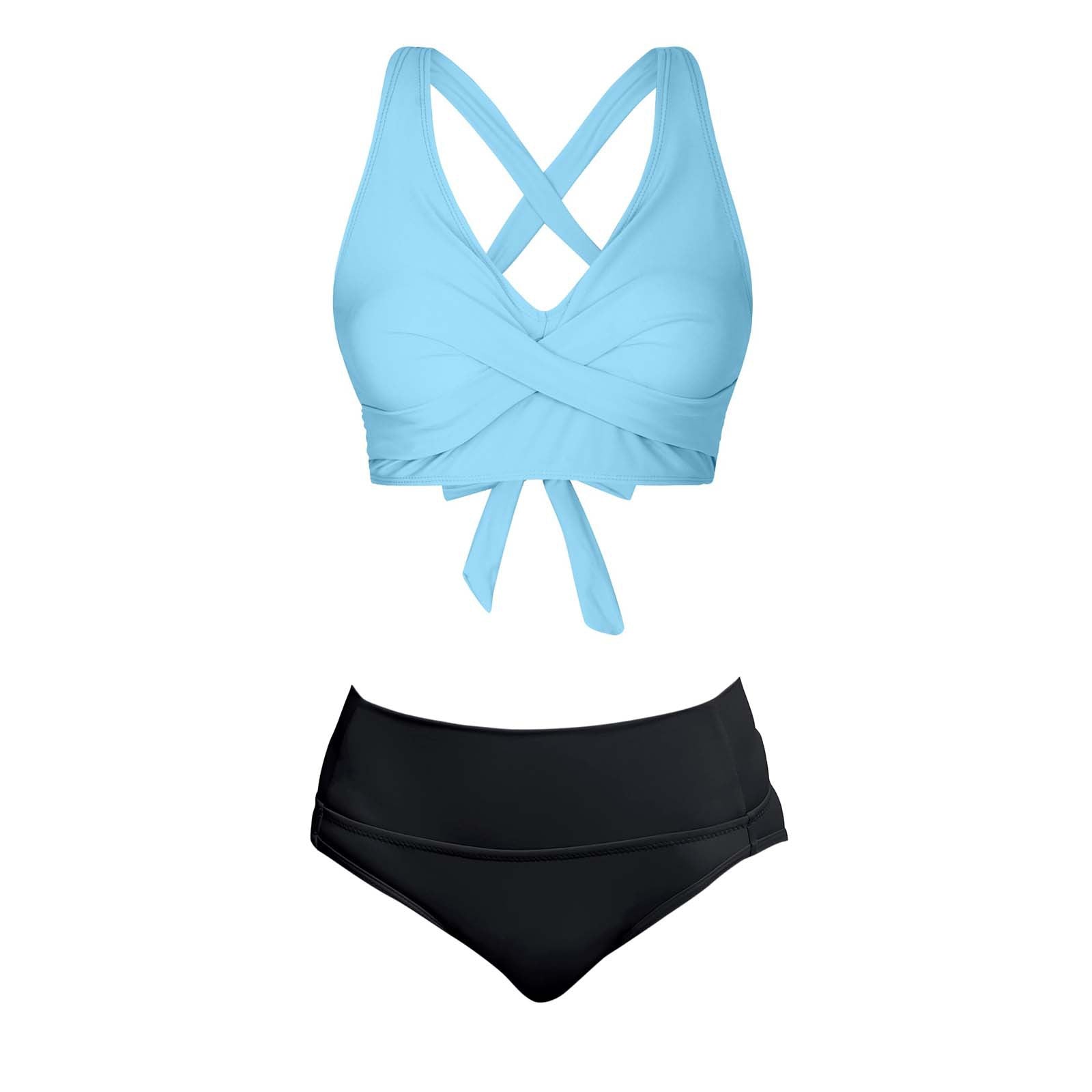 Maillot de bain deux pièces pour femmes avec design floral R&B