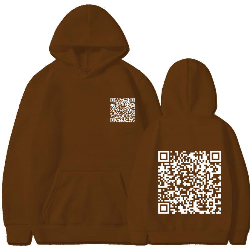 Sweat à capuche sportif pour femmes avec code QR Echoarchiv