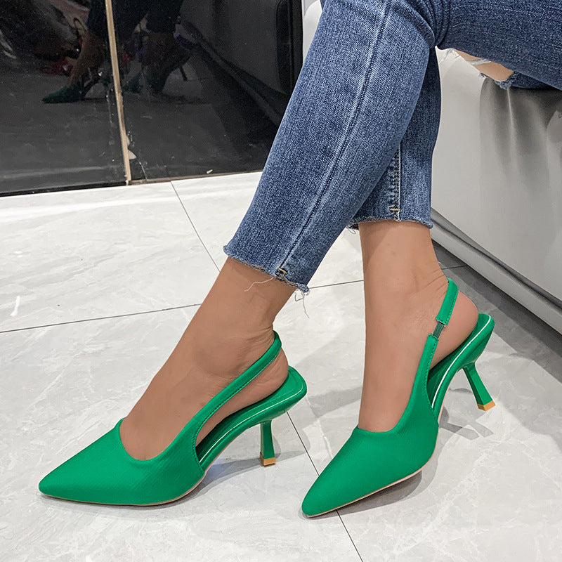 Escarpins à talons ouverts R&B pour femmes