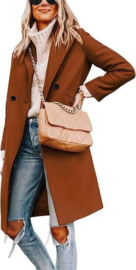 Manteau en Laine Élégant pour Femmes