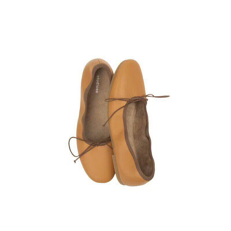 Ballerines pour femmes avec construction de sangle élastique et semelle intérieure confortable R&B