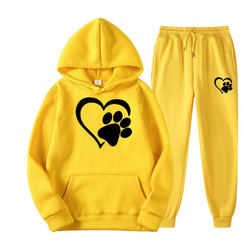 Ensemble de Sweat à Capuche et Pantalon de Jogging Douillet pour Femmes Echoarchiv