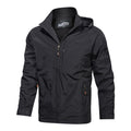 Veste de transition légère pour hommes, déperlant, avec capuche et poches zippées fonctionnelles Echo Archiv