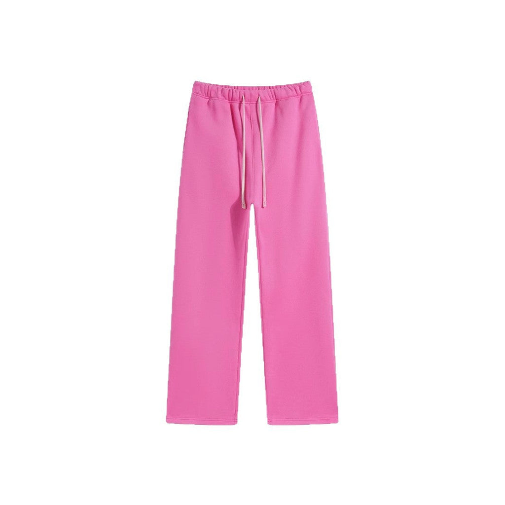 Pantalon de détente large pour femmes avec ceinture de confort élastique, cordon de contraste et jambe droite Echo Archiv